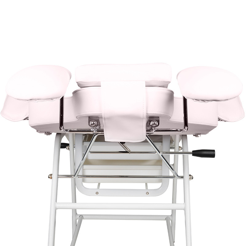 Ivette eyelash treatment chair pink