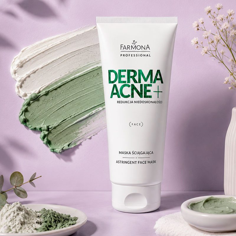 Huokosia Supistava Kasvonaamio – Farmona DERMAACNE+, 200 g