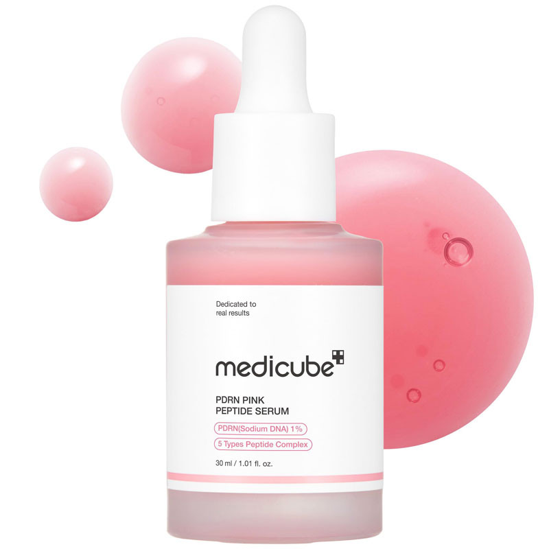 Лифтинг-сыворотка с PDRN Pink Peptide Serum Medicube, 30ml