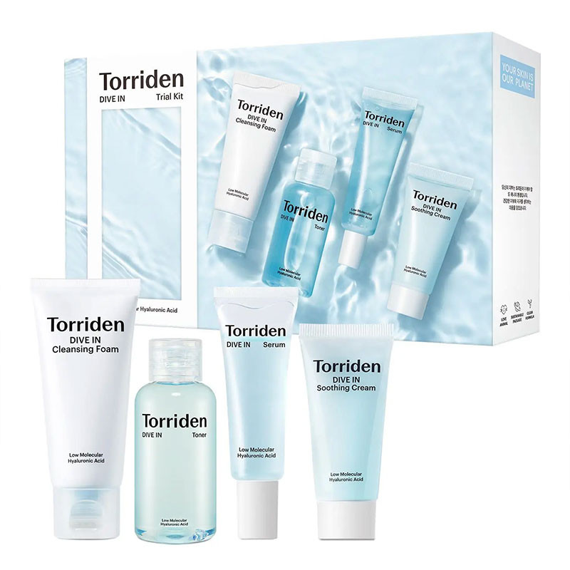 Dive-in Trial Kit Torriden, 4 types