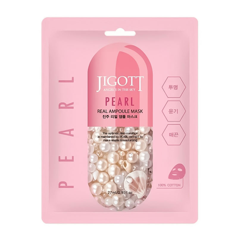Kangasmask Ampoule Mask Pearl Real Jigott, 27 ml