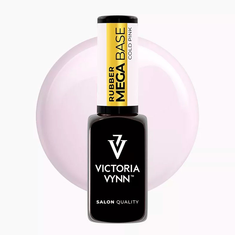 Каучуковая база для укрепления ногтей MEGA BASE VICTORIA VYNN – Cold Pink – 8 мл