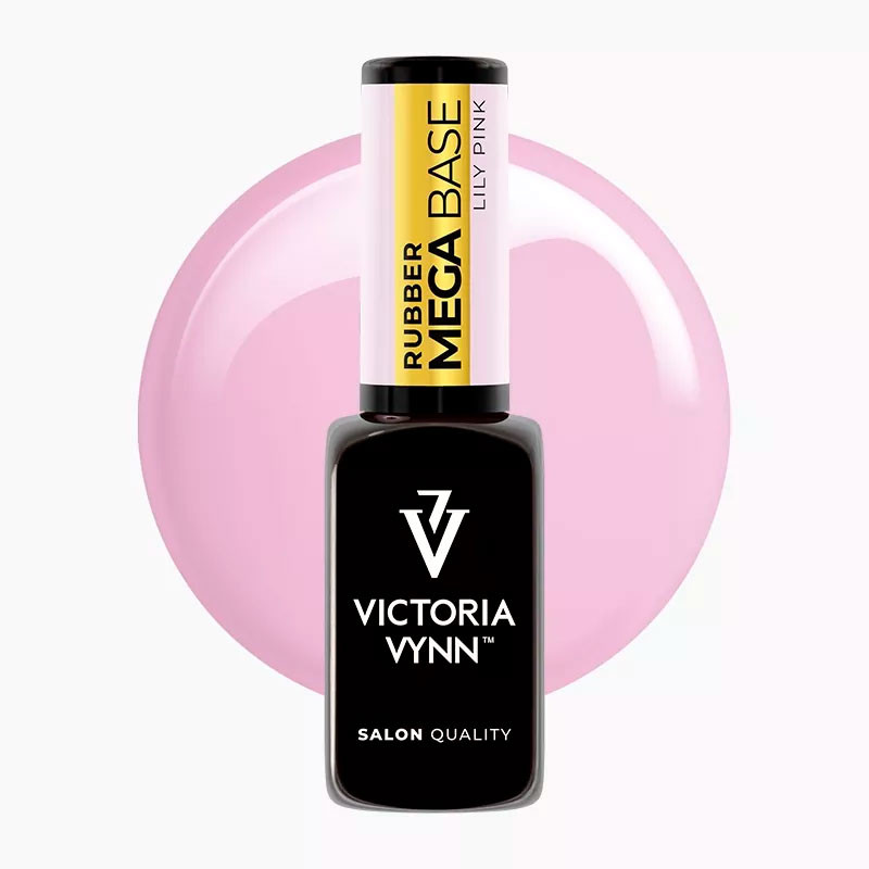 Каучуковая база для укрепления ногтей MEGA BASE VICTORIA VYNN – Lily Pink – 8 мл