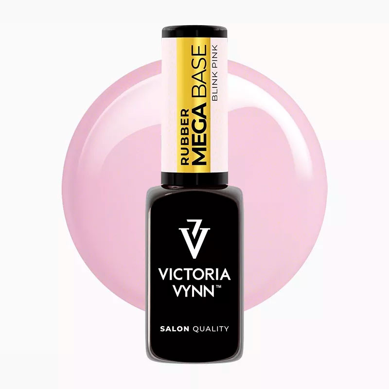 Каучуковая база для укрепления ногтей MEGA BASE VICTORIA VYNN – Blink Pink – 15 мл