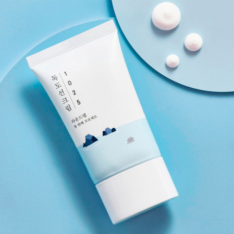 Солнцезащитный крем Sun Cream SPF50+ PA++++ 1025 Dokdo Round Lab – 50ml