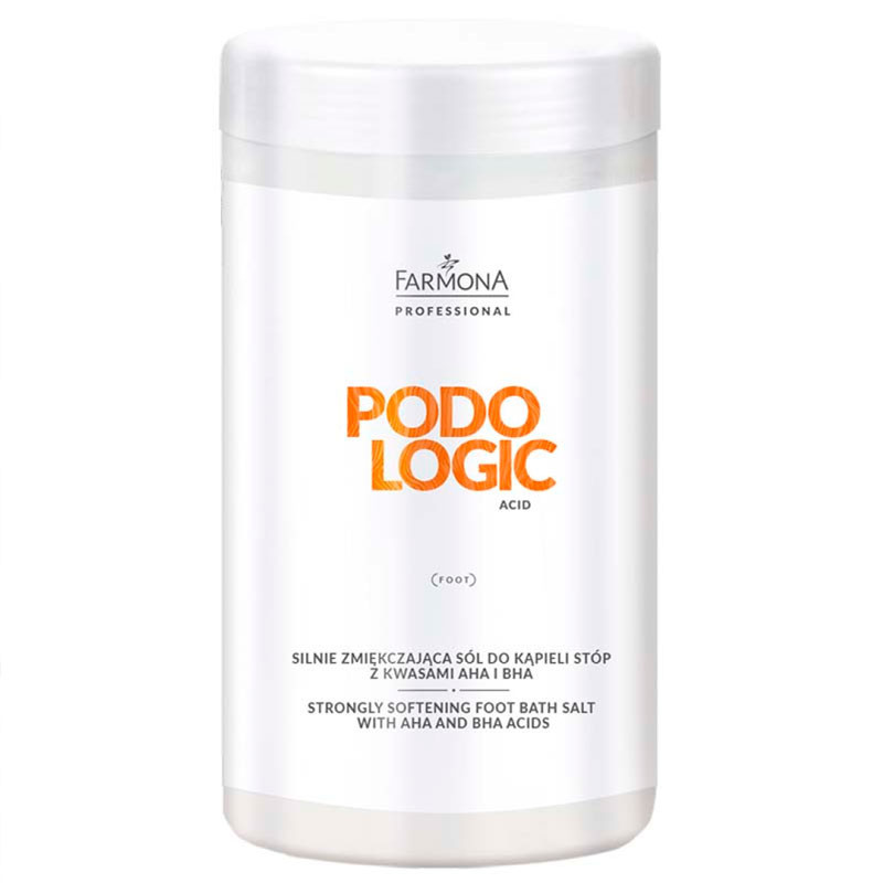 Pehmentävä Suola AHA- ja BHA-Hapoilla Farmona Professional PODOLOGIC ACID, 1400 g