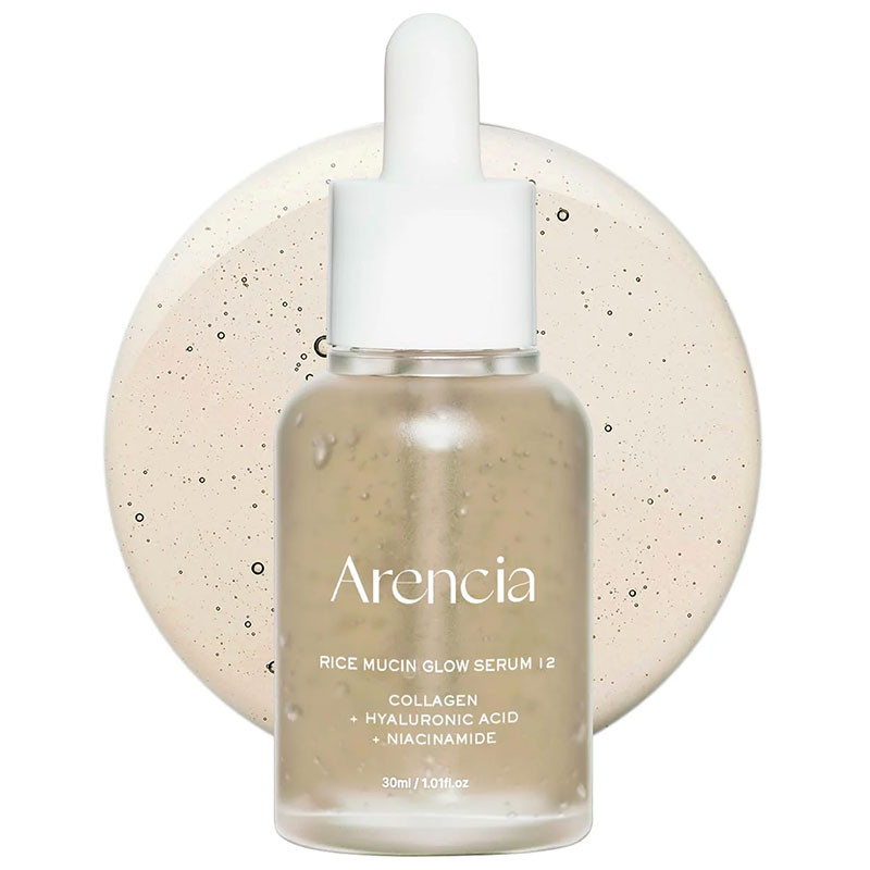 Kollageeni ja Riisiga Säraandev Seerum Arencia Rice Mucin Glow Serum, 30 ml