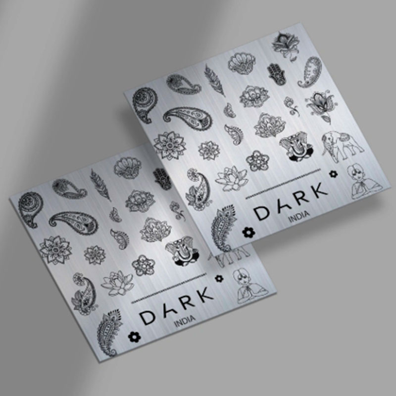 Пластина для стемпинга DARK India