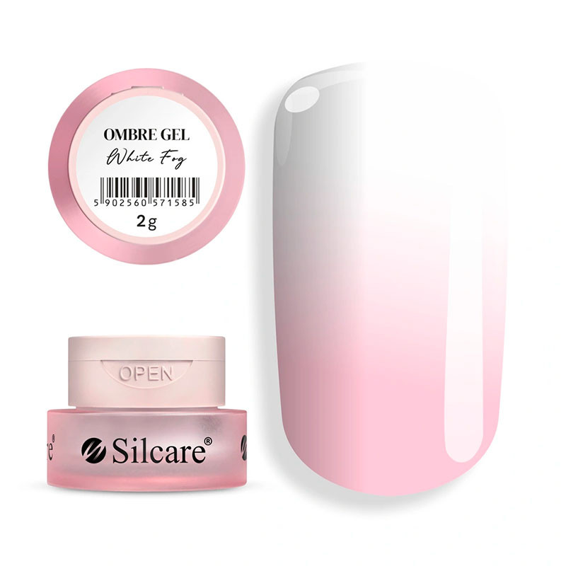 Гель для омбре-дизайна ногтей Silcare Ombre Nail Art Gel – White Fog – 2 г