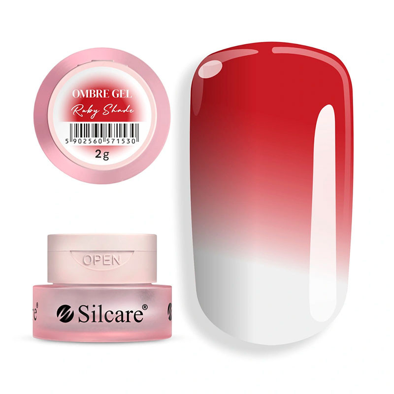 Гель для омбре-дизайна ногтей Silcare Ombre Nail Art Gel – Ruby Shade – 2 г