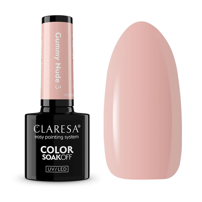 Гель-лак Claresa Glow Gummy Nude 3 – 5 г