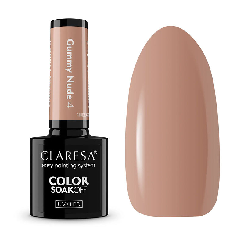 Gel polish Claresa Glow Gummy Nude 4 – 5 g