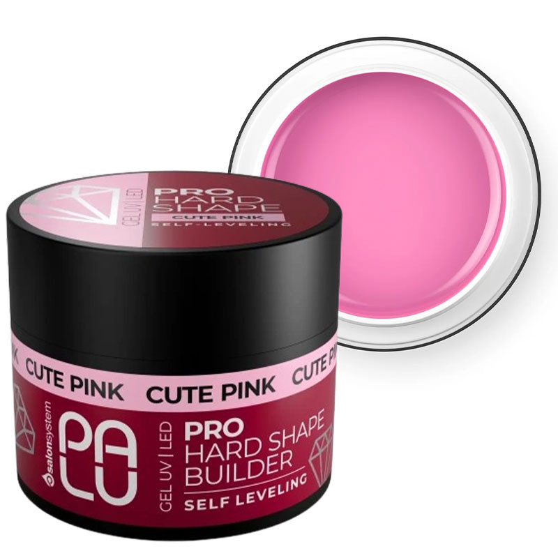 Builder gel PALU PRO Hard Shape Builder Gel Cute Pink – 45 g