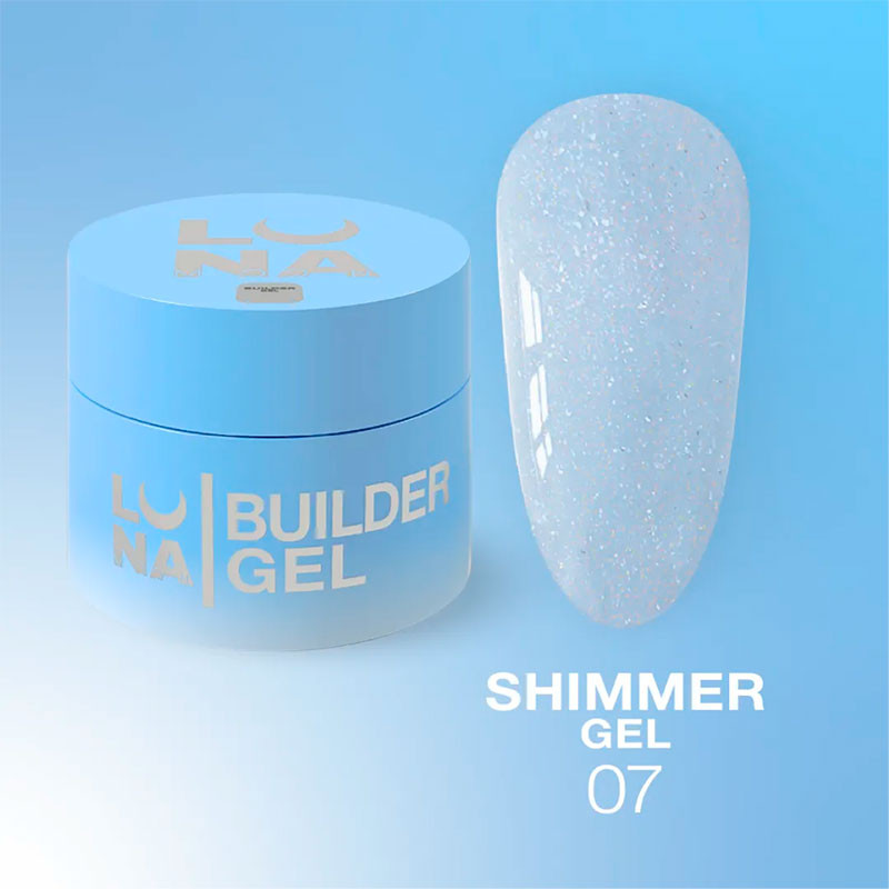 Ehitusgeel – Lunamoon Shimmer Gel 7 – 15 ml