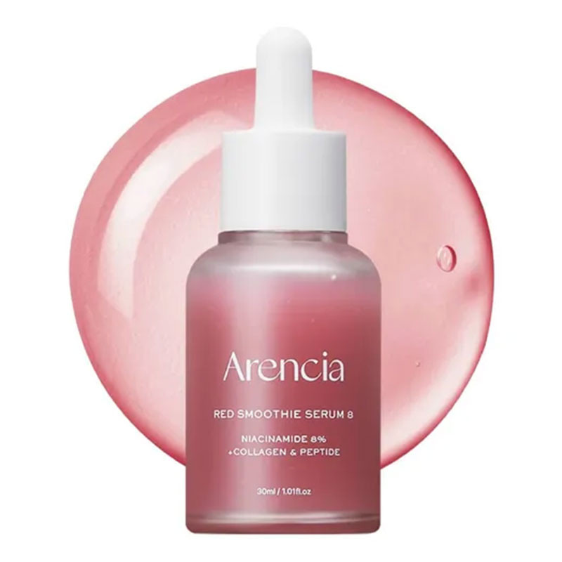 Увлажняющая сыворотка с 8% ниацинамида Red Smoothie Serum 8 Arencia, 30 ml