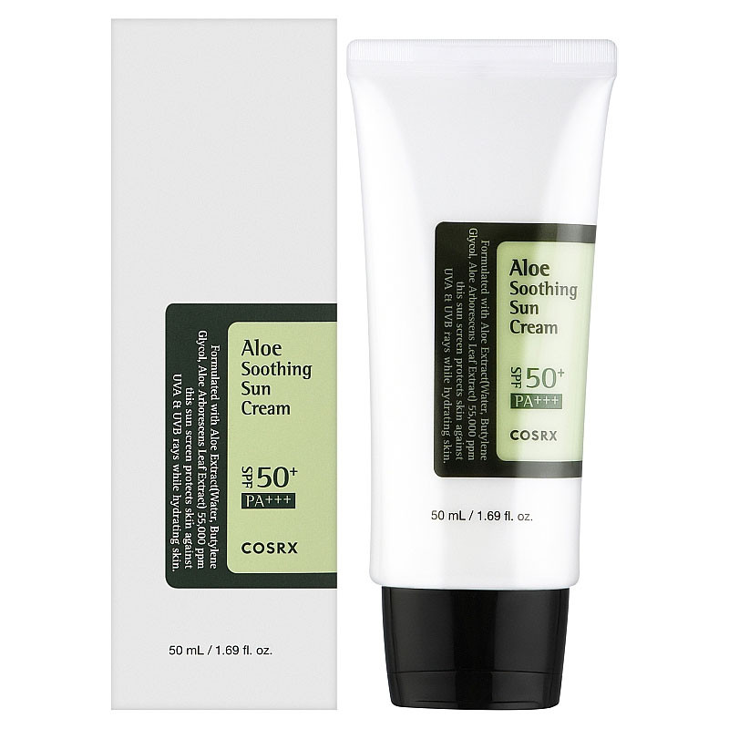 Aloe Soothing Sun Cream SPF50+ PA+++ COSRX, 50 ml