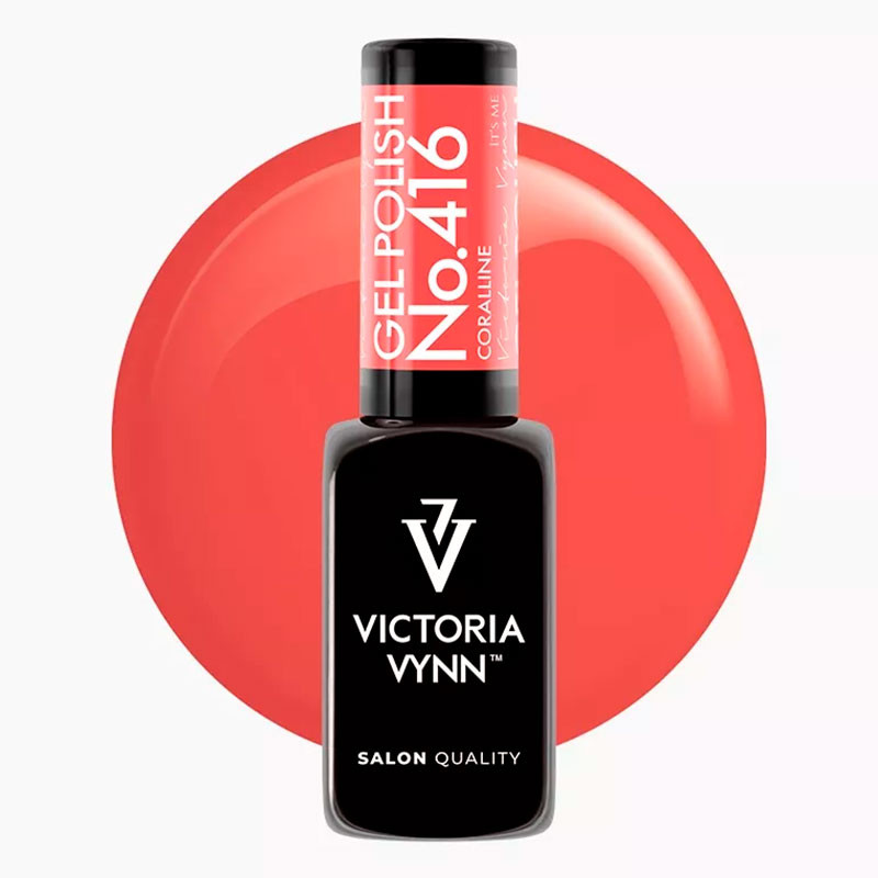 Geellakk Victoria Vynn 416 Korall - 8 ml