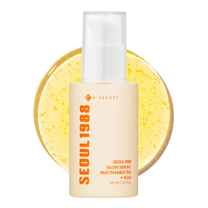 Осветляющая и восстанавливающая сыворотка Glow Serum Niacinamide 15% + Yuja K-SECRET, 30ml