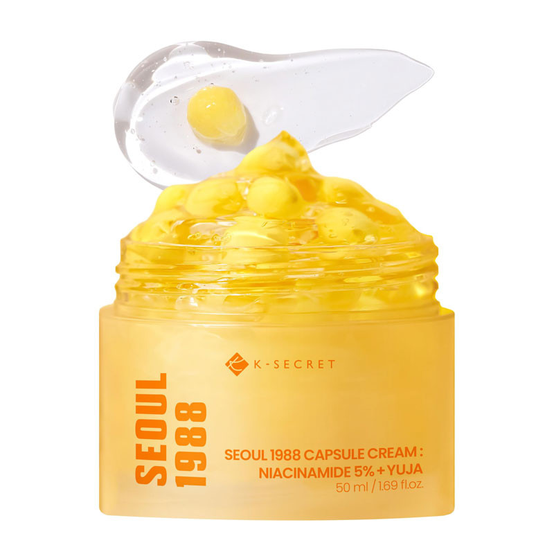 Capsule Cream: Niacinamide 5% + Yuja K-SECRET – Seoul 1988, 50ml