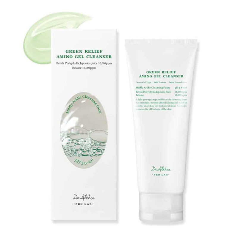 Aminohapetega puhastusgeel Green Relief Amino Gel Cleanser Dr. Althea, 100ml