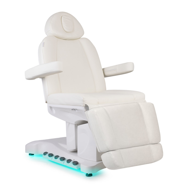 COSMETIC ELECTRIC CHAIR. AZZURRO 708B EXCLUSIVE 4 MOTORS HEATED