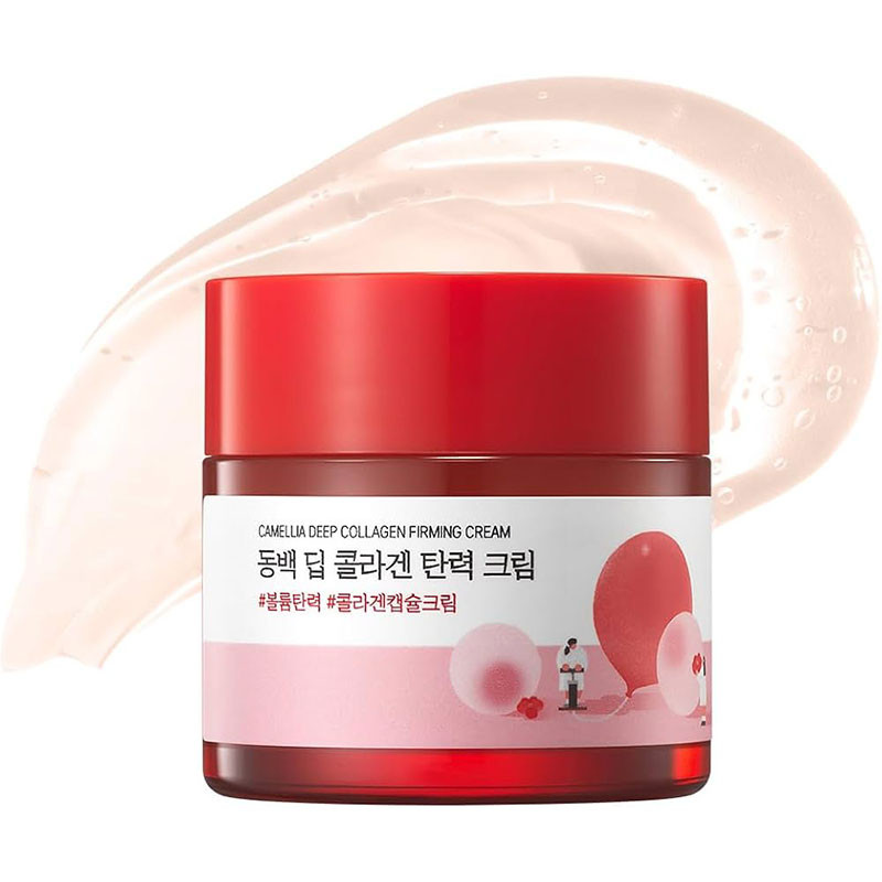 Укрепляющий крем с камелией и коллагеном Round Lab Camellia Deep Collagen Firming Cream – 50 ml
