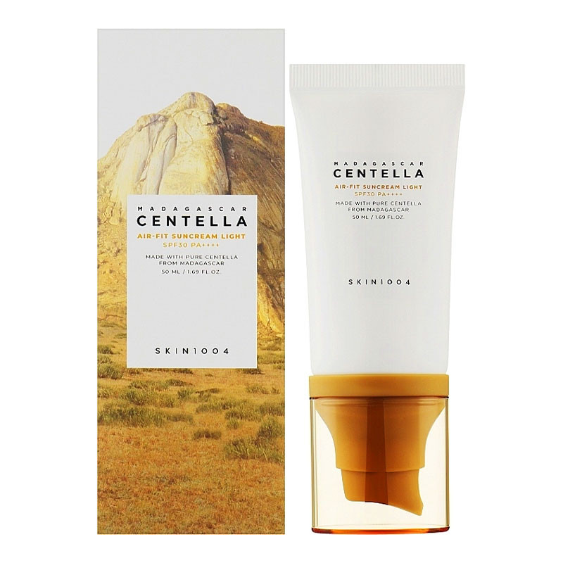 Kerge päikesekreem tsentellaga SKIN1004 Madagascar Centella Air Fit Suncream Light SPF30 PA++++ – 50 ml