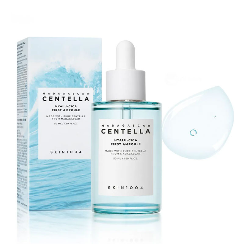 Увлажняющая ампульная сыворотка с центеллой SKIN1004 Madagascar Centella Hyalu-Cica First Ampoule – 100 ml