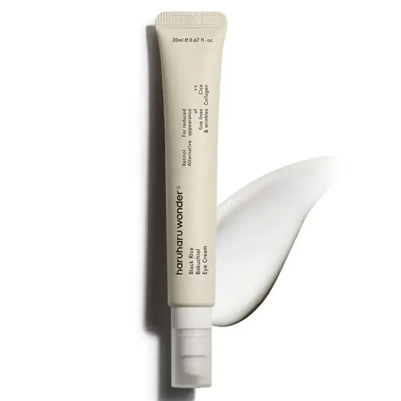 Silmaümbruskreem musta riisi ja bakuchioliga Haruharu Wonder Black Rice Bakuchiol Eye Cream – 20 ml