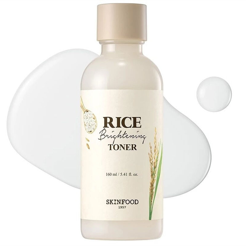 Kirgastav näotoonik SKINFOOD Rice Brightening Toner – 160 ml