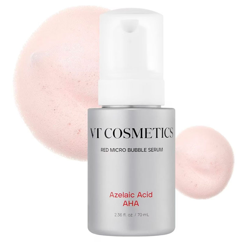Aselaiinhappe ja AHA-ga seerum VT Cosmetics Micro Bubble Red Serum – 70 ml