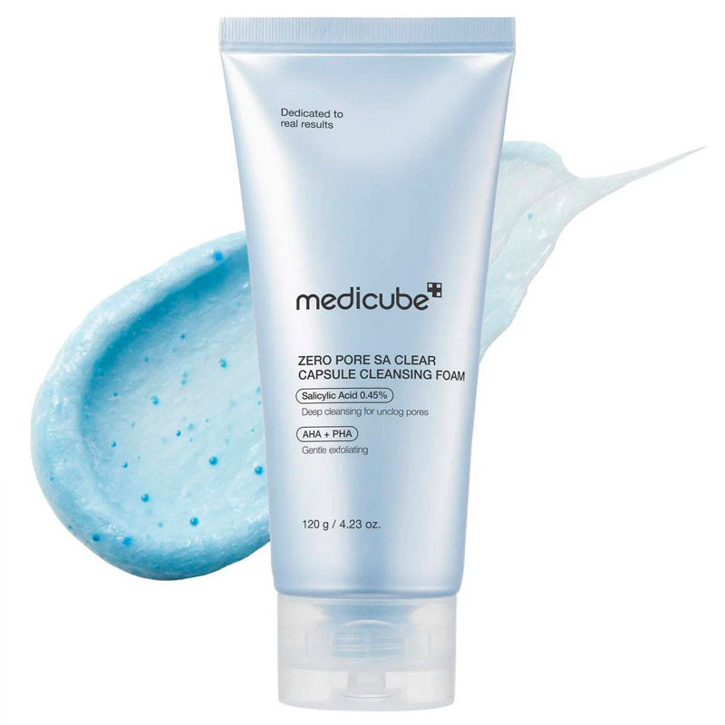 Очищающая пенка Medicube Zero Pore SA Clear Capsule Cleansing Foam – 120 g