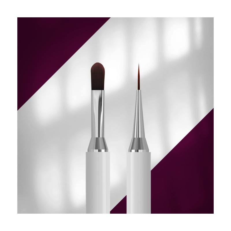 Kahepoolne pintsel STALEKS 11 mm / Liner 12 mm