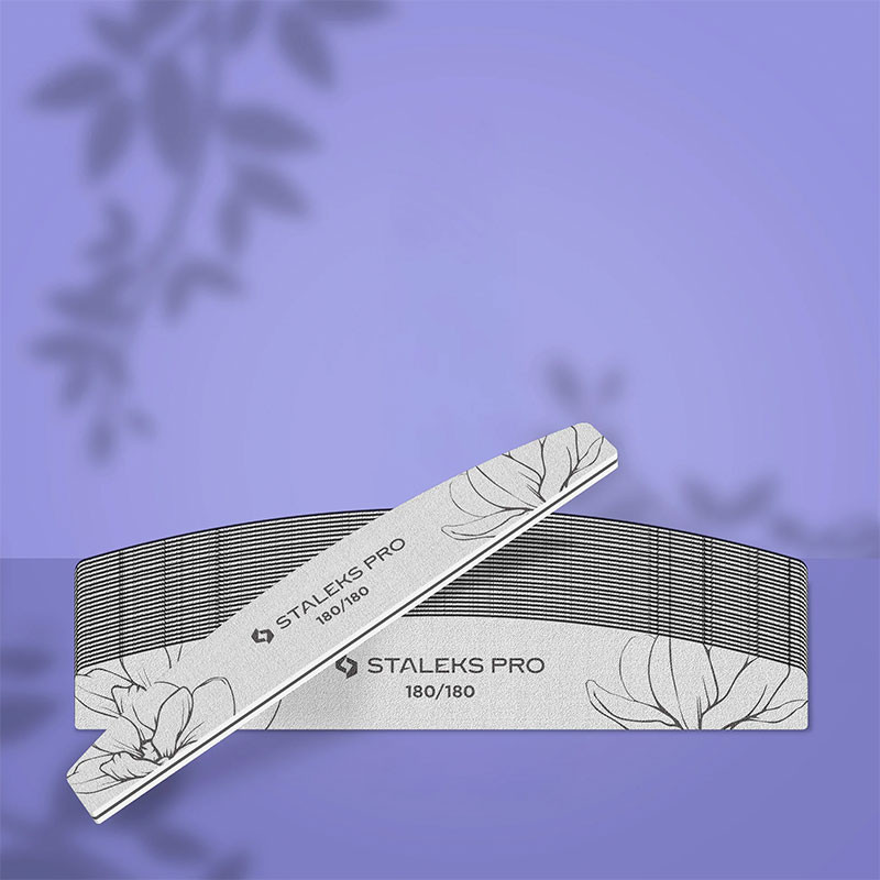 Manicure File STALEKS 40 180/180 grit (25 pcs)