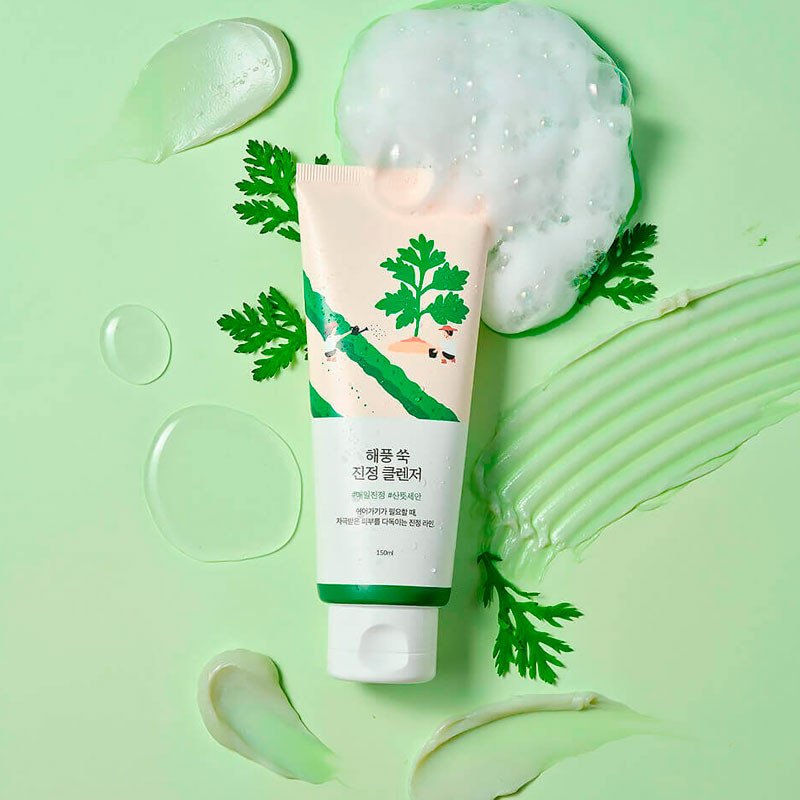 Rahustav puhastusvaht Round Lab Mugwort Calming Cleanser – 150 ml