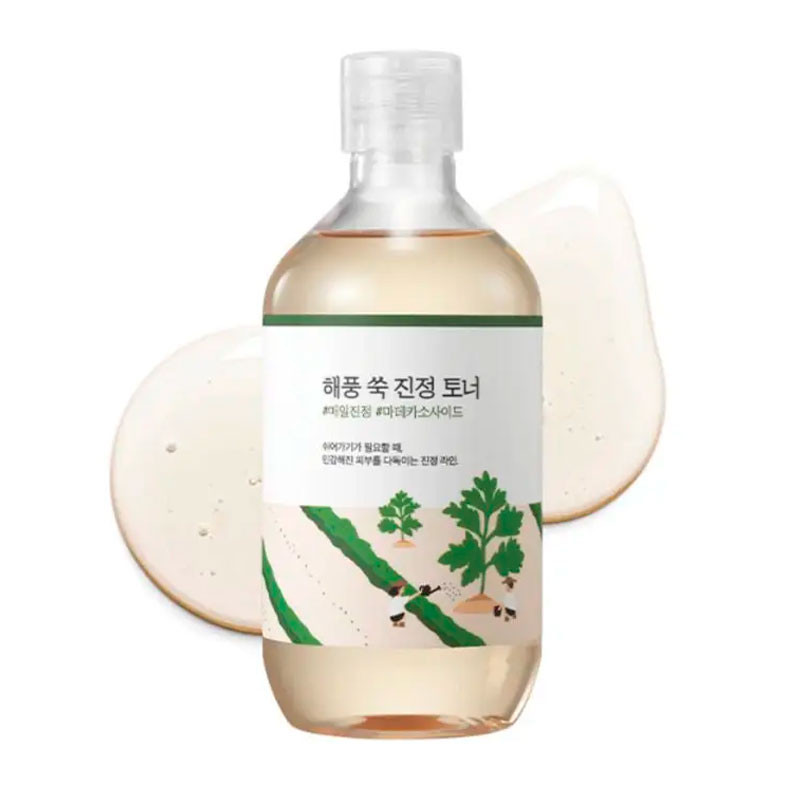 Rauhoittava kasvovesi Round Lab Mugwort Calming Toner – 300 ml