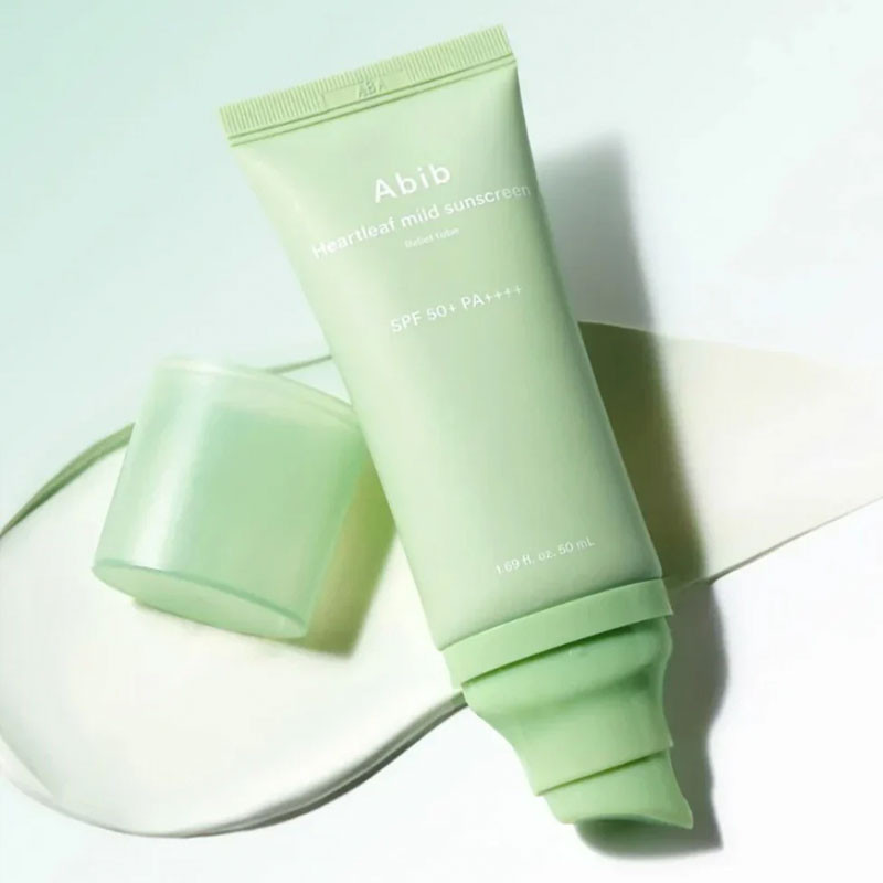 Hellävarainen aurinkosuojavoide ABIB Heartleaf Mild Sunscreen Relief Tube, 50 ml
