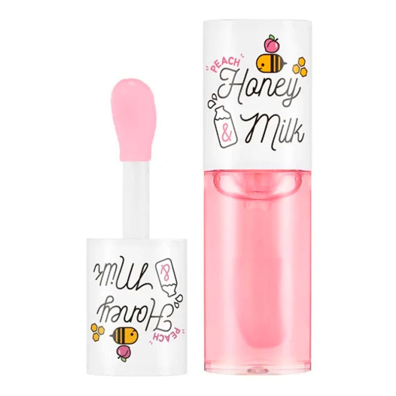 Huuliöljy A’pieu Honey & Milk Lip Oil, Peach, 5 g