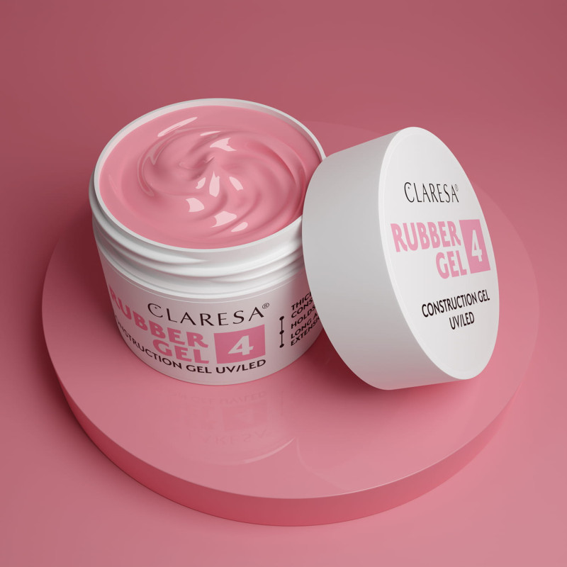 Гель для наращивания ногтей Claresa Rubber Gel - 4 - 45 g