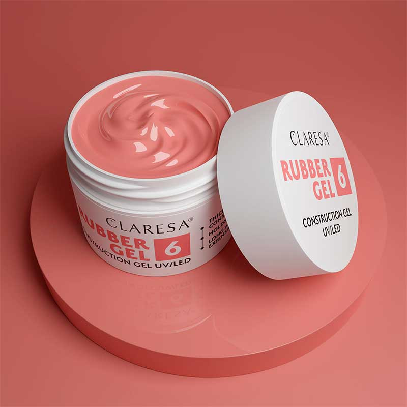 Гель для наращивания ногтей Claresa Rubber Gel - 6 - 12 g