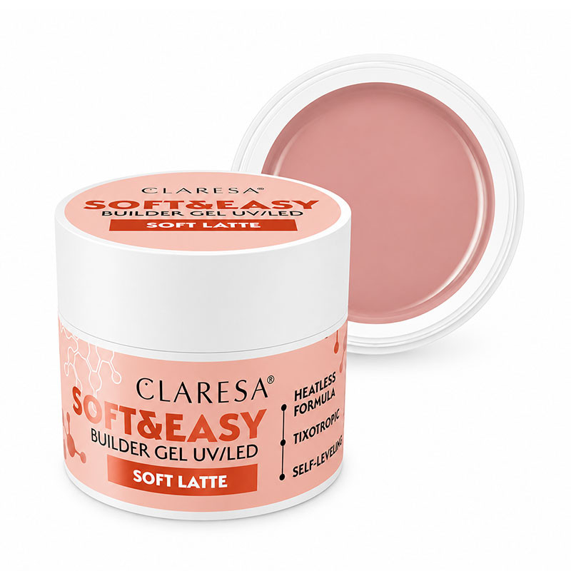 Builder gel Claresa Soft & Easy Soft Latte - 45 g