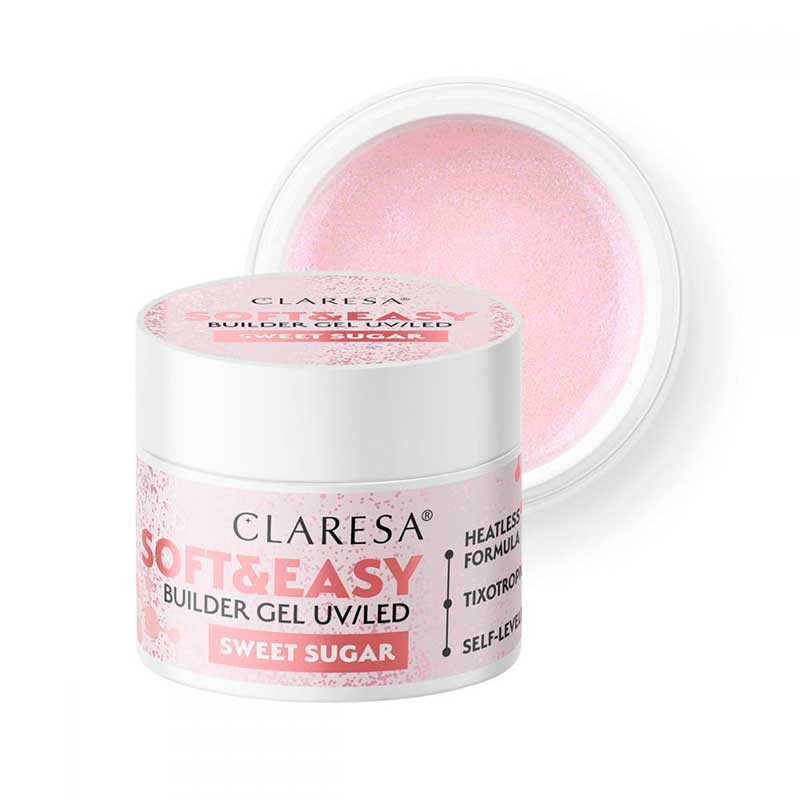 Builder gel Claresa SOFT&EASY, Sweet Sugar - 45 g