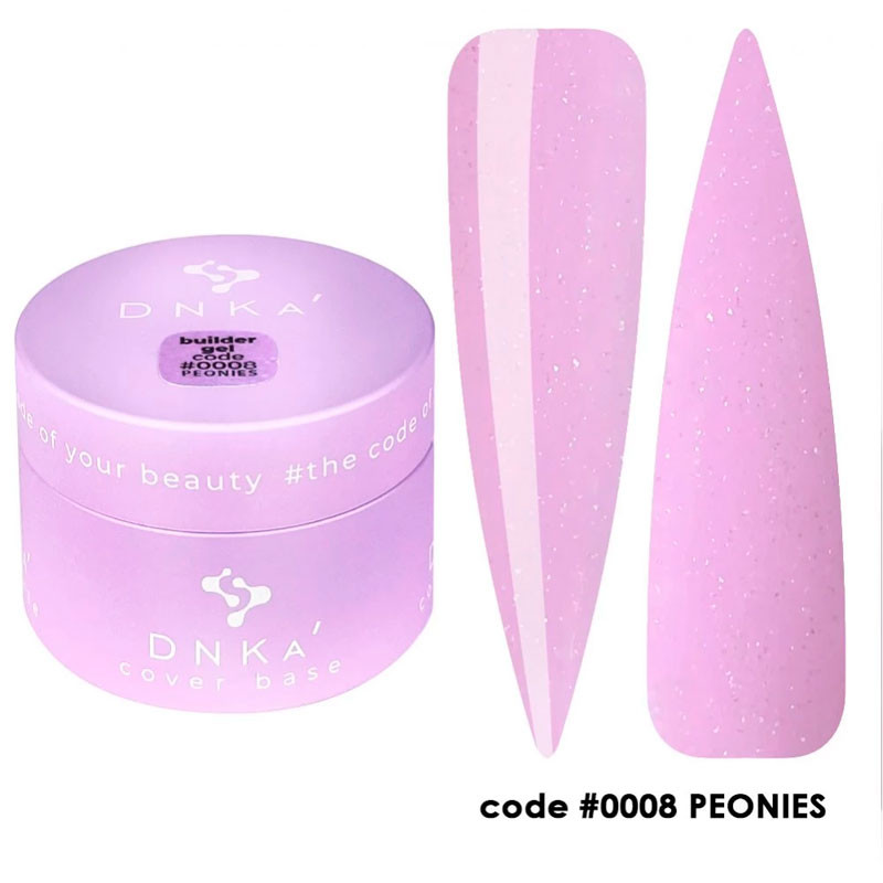 Builder Gel DNKa No. 0008 Peonies - 30 ml