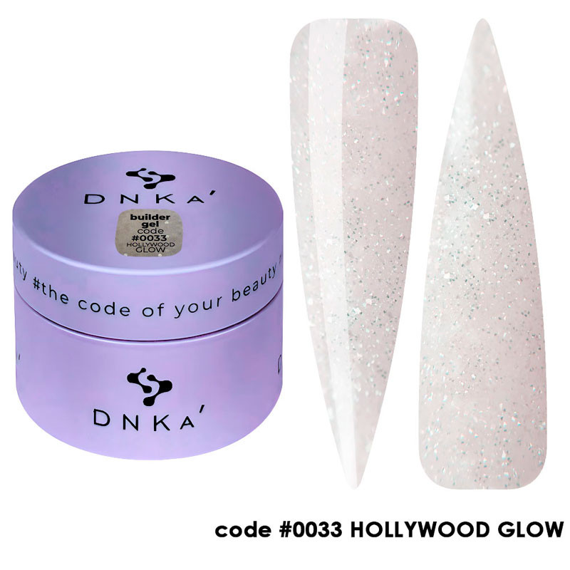 Гель для наращивания ногтей Builder Gel DNKa No. 0033 Hollywood Glow - 30 мл