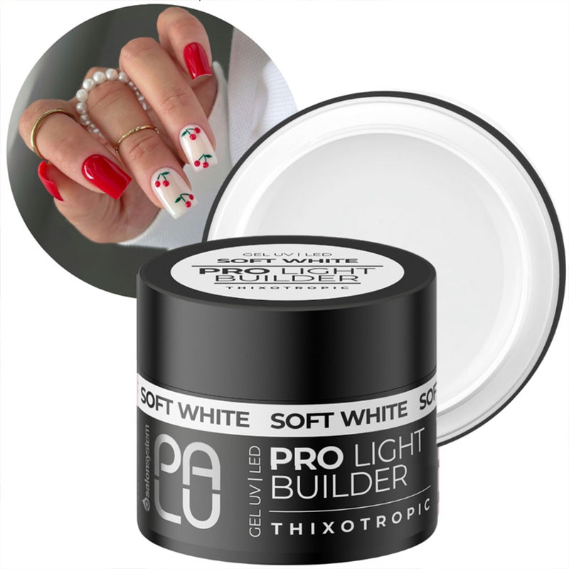 Builder gel Palu Pro Light Builder - Soft White - 45 g
