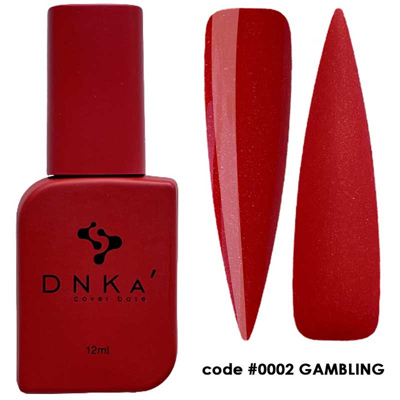Камуфлирующая база для ногтей No. 0002 Gambling DNKa - 12 мл
