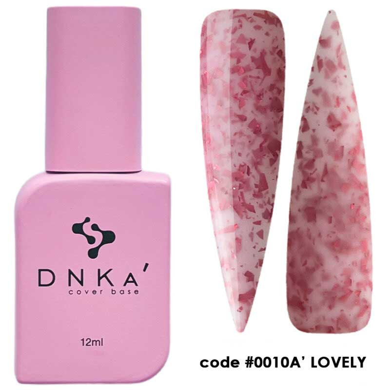 Камуфлирующая база для ногтей No. 0010A Lovely DNKa - 12 мл
