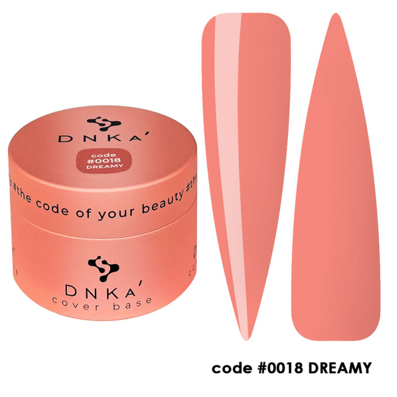 Камуфлирующая база для ногтей No. 0018 Dreamy DNKa - 30 мл