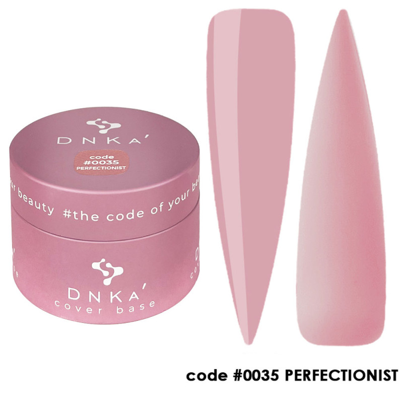 Камуфлирующая база для ногтей No. 0035 Perfectionist DNKa - 30 мл