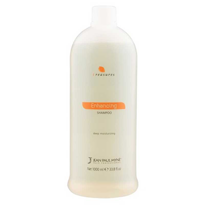 Syväkosteuttava shampoo tarjoaa hiuksille optimaalisen kosteutuksen Treasures Enhancing Jean Paul Myne - 1000 ml